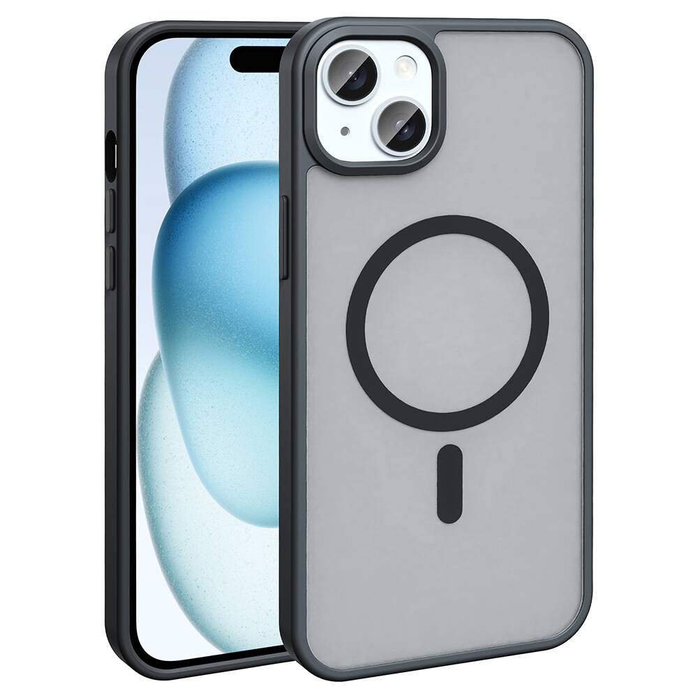 Apple iPhone 14 Plus Kılıf M-safe Şarj Özellikli Mat Arka Yüzey