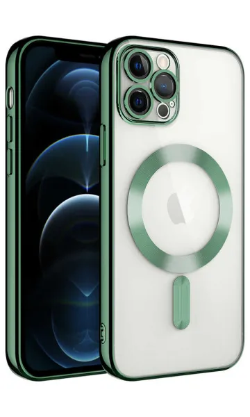 iPhone 14 Pro Max Kılıf Kamera Korumalı Magsafe Wireless Şarj Özellikli Demre Kapak