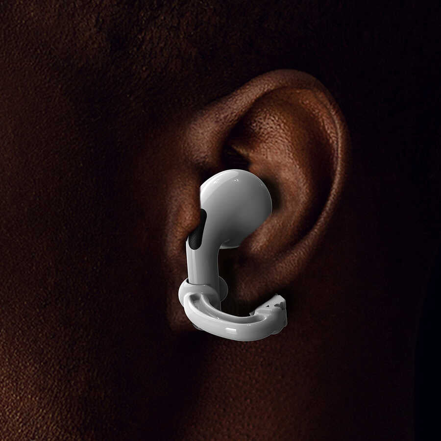 Airpods Zore Earhook Kulaklık Tutucu Aparat Pembe Koyu