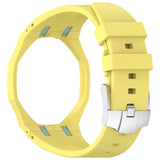AP-Swatch Royal Pop 12 Zore KRD-158 Silikon Kordon Sarı-Mavi