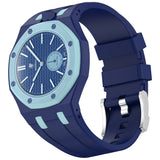 AP-Swatch Royal Pop 12 Zore KRD-158 Silikon Kordon Lacivert