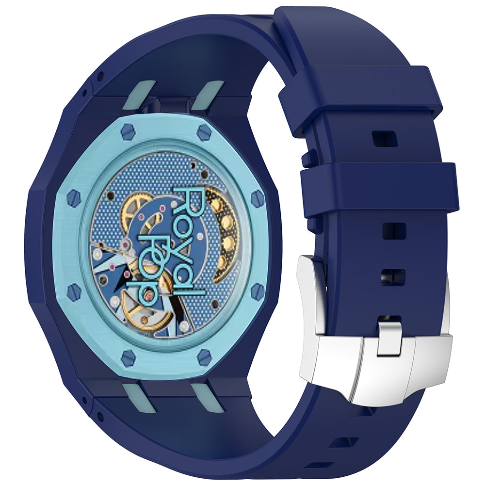 AP-Swatch Royal Pop 12 Zore KRD-158 Silikon Kordon Lacivert