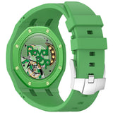 AP-Swatch Royal Pop 12 Zore KRD-158 Silikon Kordon Yeşil