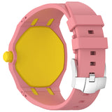 AP-Swatch Royal Pop 3 Zore KRD-158 Silikon Kordon Pembe-Sarı