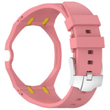 AP-Swatch Royal Pop 3 Zore KRD-158 Silikon Kordon Pembe-Sarı