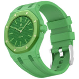 AP-Swatch Royal Pop 3 Zore KRD-158 Silikon Kordon Yeşil
