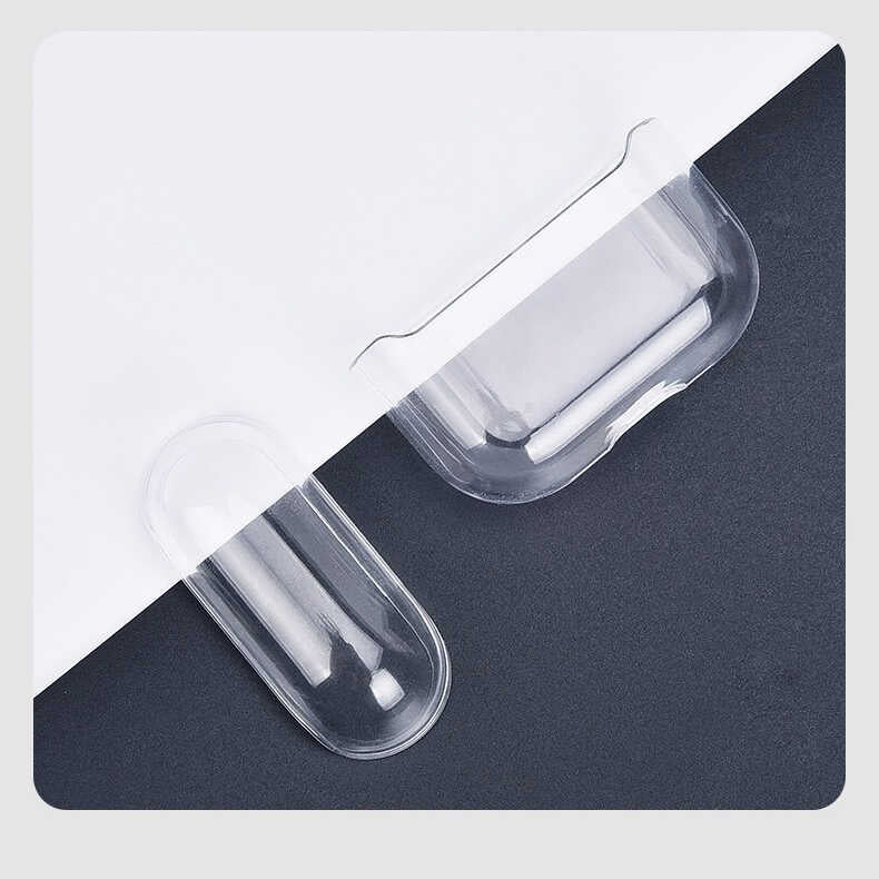 Apple Airpods 3. Nesil Kılıf Şeffaf Sert Kristal Zore Airbag 14 Kılıf Renksiz