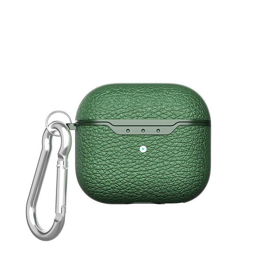 Apple Airpods 3. Nesil Kılıf Zore Airbag 03 Silikon Lacivert