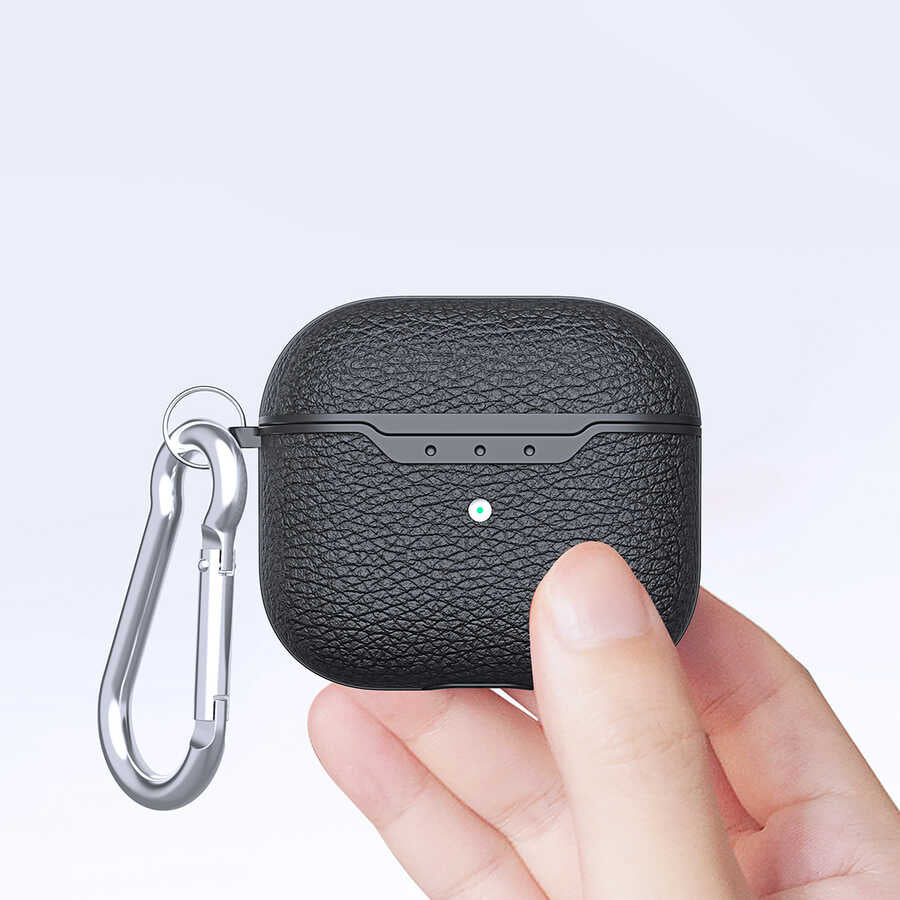 Apple Airpods 3. Nesil Kılıf Zore Airbag 03 Silikon Lacivert