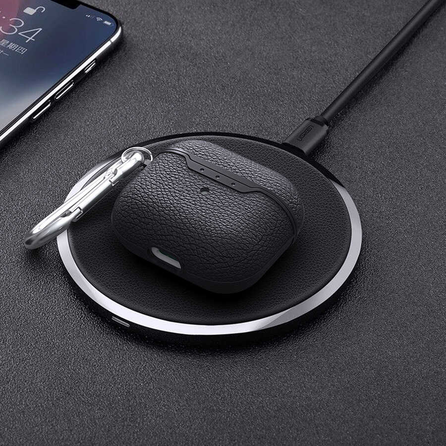 Apple Airpods 3. Nesil Kılıf Zore Airbag 03 Silikon Lacivert