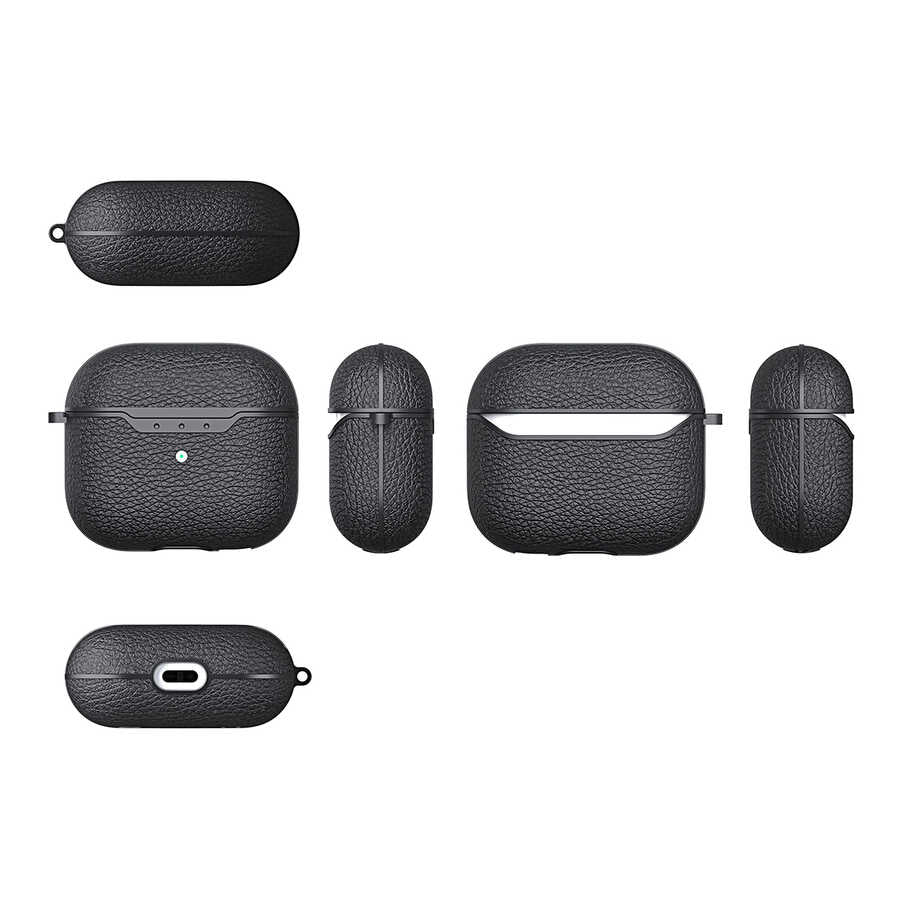 Apple Airpods 3. Nesil Kılıf Zore Airbag 03 Silikon Lacivert