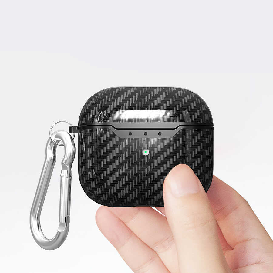 Apple Airpods 3. Nesil Kılıf Zore Airbag 05 Silikon Mavi