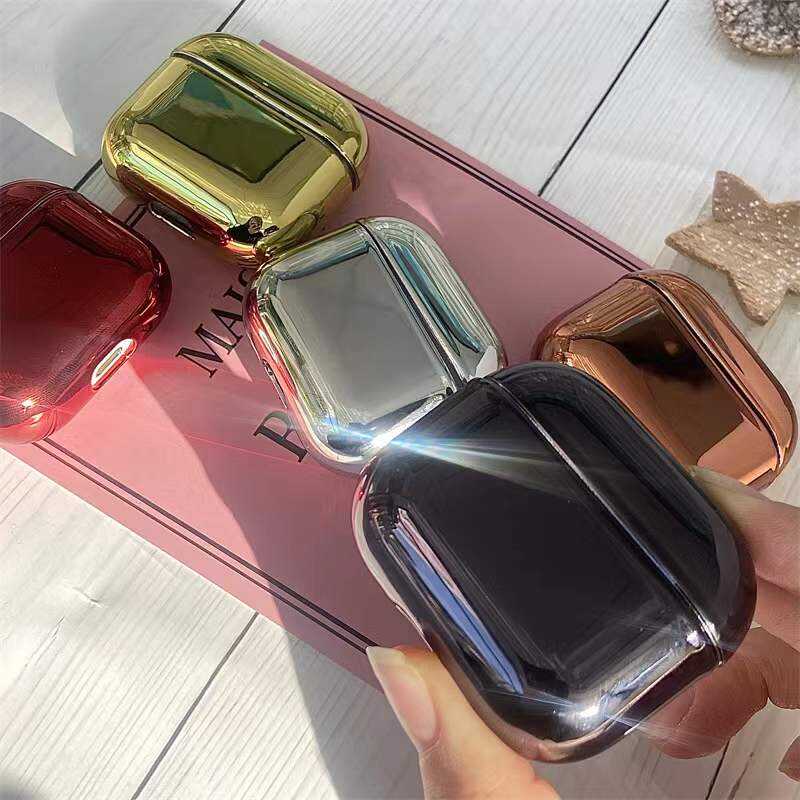 Apple Airpods 3. Nesil Kılıf Zore Airbag 08 Silikon Kırmızı
