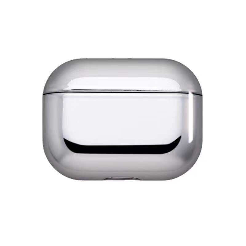 Apple Airpods 3. Nesil Kılıf Zore Airbag 08 Silikon Gümüş