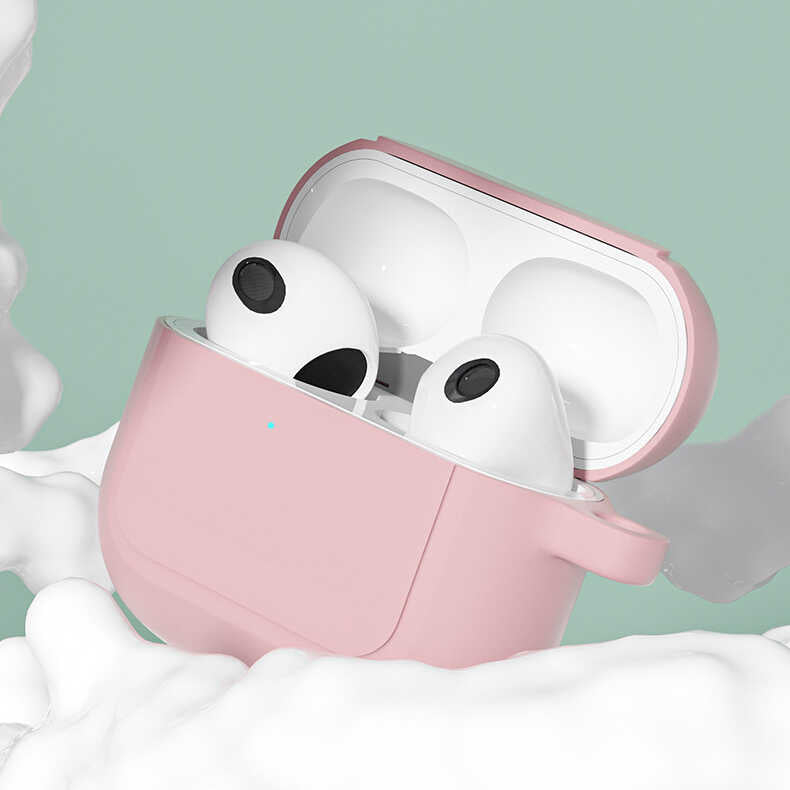 Apple Airpods 3. Nesil Kılıf Zore Airbag 23 Kılıf Lila
