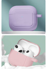 Apple Airpods 3. Nesil Kılıf Zore Airbag 23 Kılıf Pembe Açık