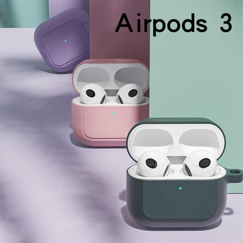 Apple Airpods 3. Nesil Kılıf Zore Airbag 23 Kılıf Beyaz