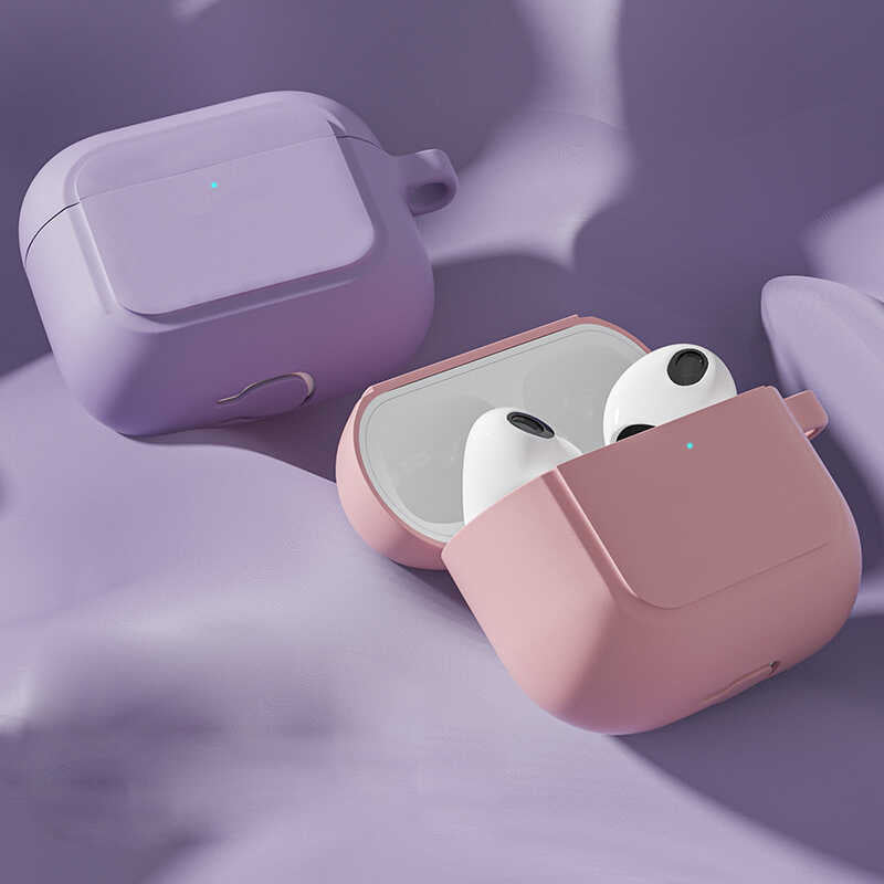 Apple Airpods 3. Nesil Kılıf Zore Airbag 23 Kılıf Mavi