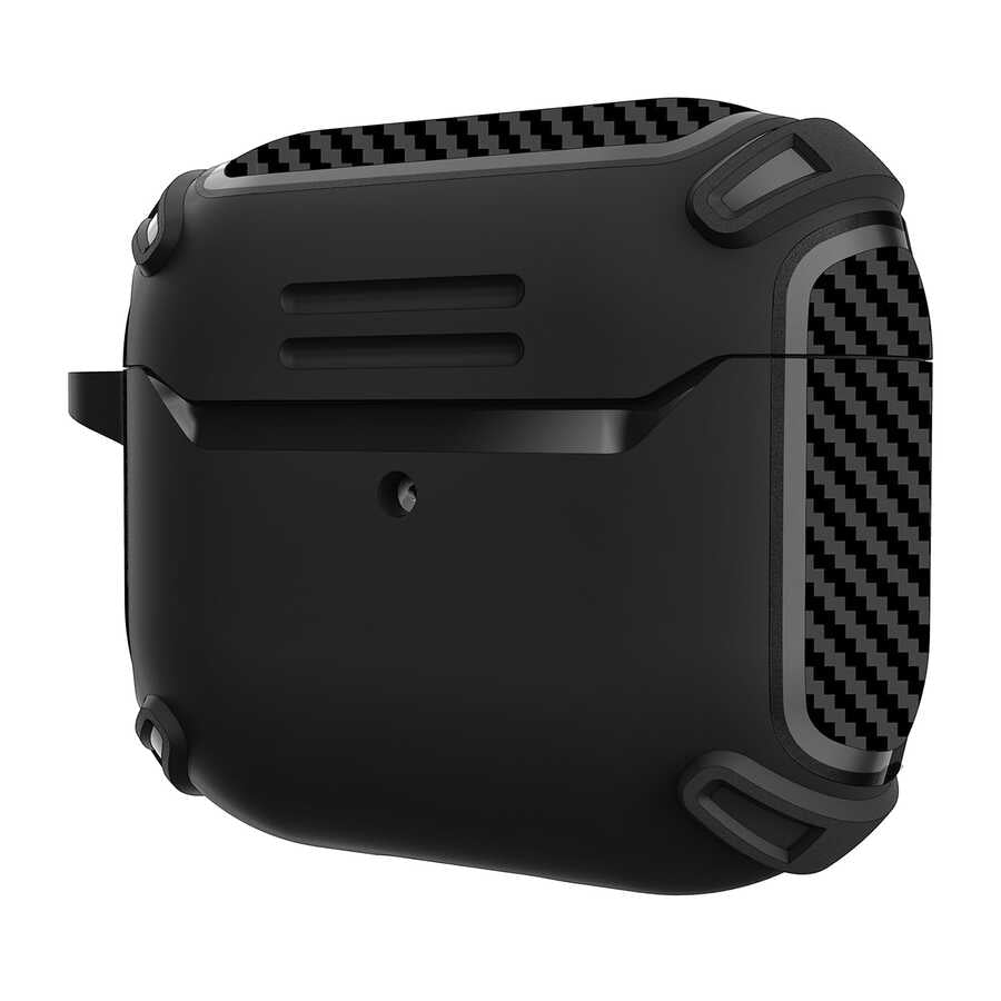 Apple Airpods 3. Nesil Kılıf Zore Airbag 26 Silikon Kırmızı
