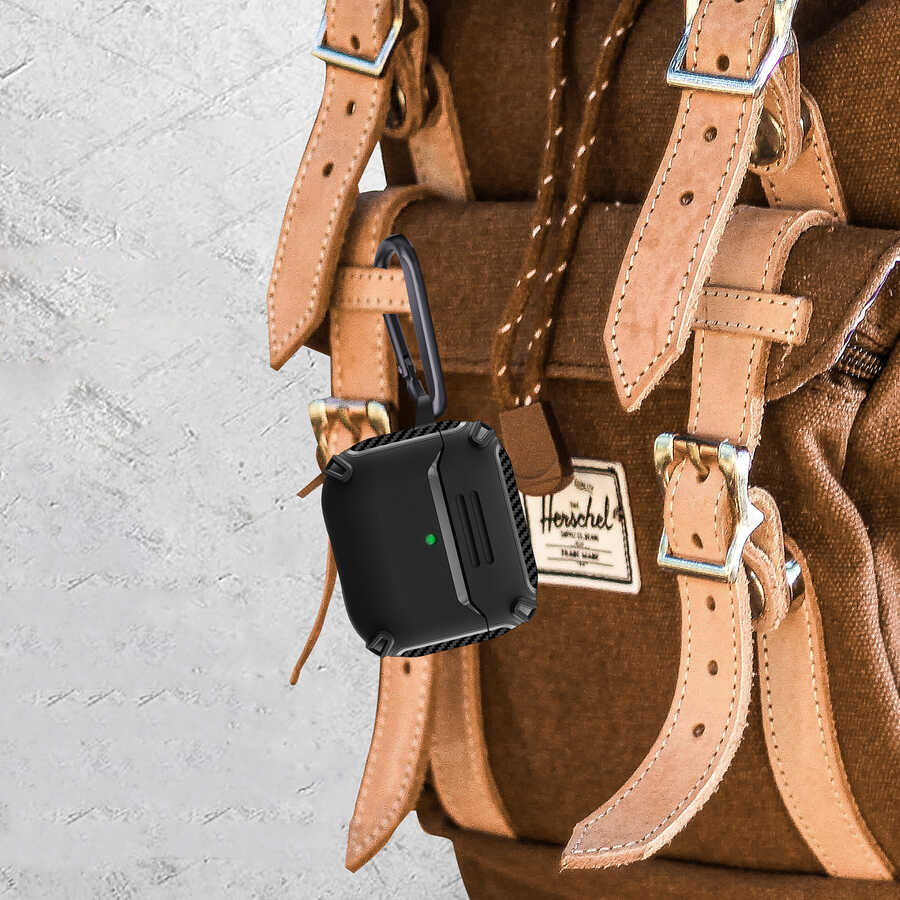 Apple Airpods 3. Nesil Kılıf Zore Airbag 26 Silikon Lacivert
