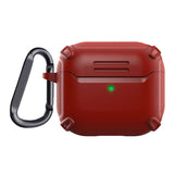 Apple Airpods 3. Nesil Kılıf Zore Airbag 26 Silikon Kırmızı