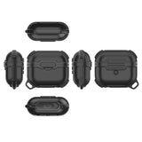 Apple Airpods 3. Nesil Zore Airbag 16 Silikon 1-1 Su Geçirmez Kılıf Siyah