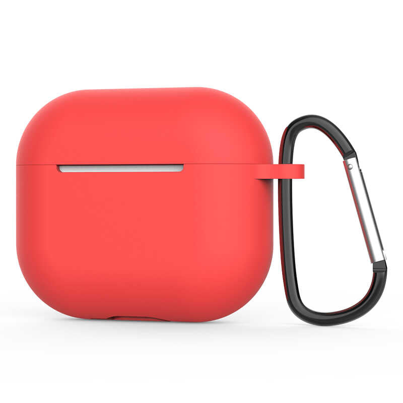 Apple Airpods 3. Nesil Zore Airbag 28 Silikon Kılıf Kırmızı