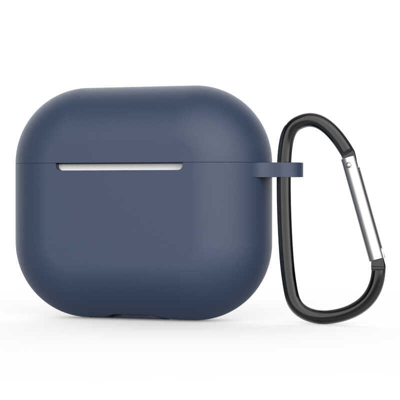Apple Airpods 3. Nesil Zore Airbag 28 Silikon Kılıf Lacivert