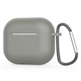 Apple Airpods 3. Nesil Zore Airbag 28 Silikon Kılıf Gri