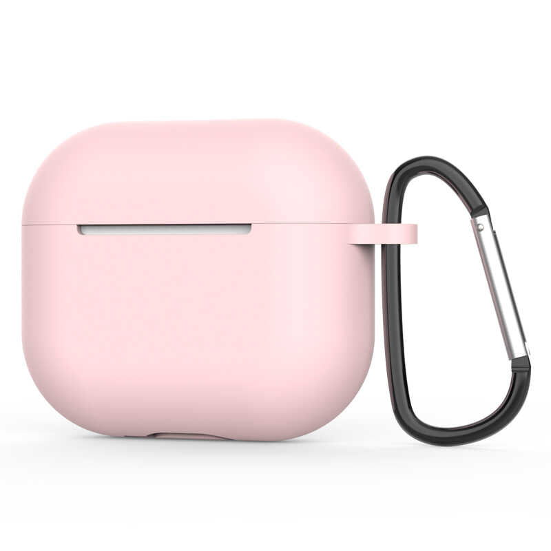 Apple Airpods 3. Nesil Zore Standart Silikon Kılıf Pembe