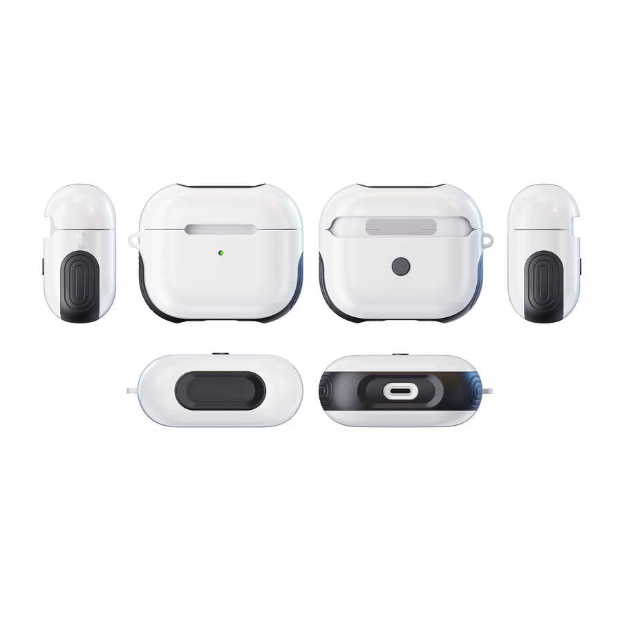 Apple Airpods 3. Nesil Kılıf Zore Shockproof Silikon Kırmızı