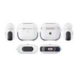 Apple Airpods 3. Nesil Kılıf Zore Shockproof Silikon Kırmızı-Mavi