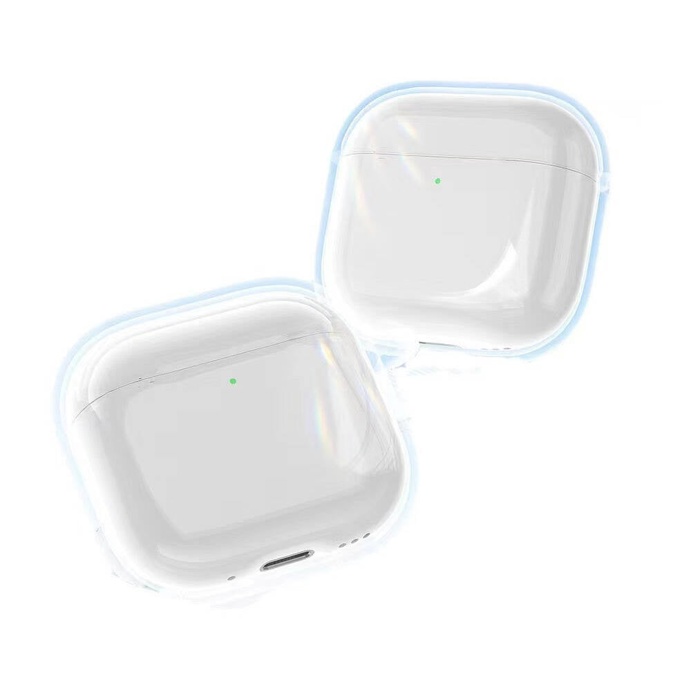 Apple Airpods 4 Kılıf Şeffaf Kristal Silikon Zore Airbag 14 Kılıf Şeffaf