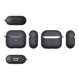Apple Airpods 4 Kılıf Zore Airbag 03 Silikon Siyah