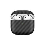 Apple Airpods 4 Zore Airbag 43 600D Karbon Fiber Kulaklık Kılıfı Gold