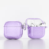 Apple Airpods 4 Zore Allstar Airbag 32 Parlayan Simli Saydam Renkli Kılıf Pembe