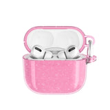 Apple Airpods 4 Zore Allstar Airbag 32 Parlayan Simli Saydam Renkli Kılıf Pembe