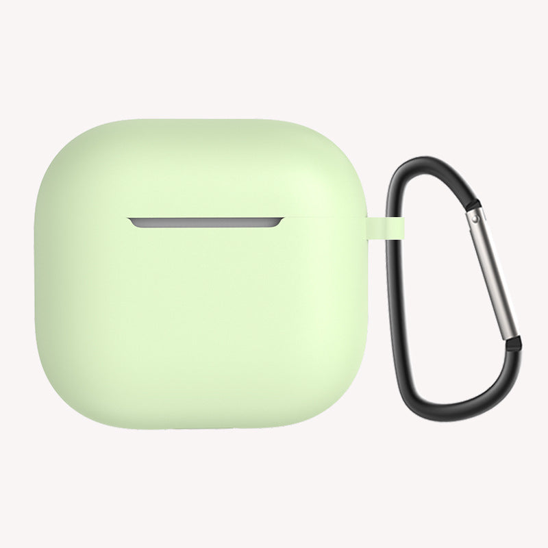 Apple Airpods 4 Zore Standart Silikon Kılıf Açık Yeşil