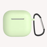 Apple Airpods 4 Zore Standart Silikon Kılıf Açık Yeşil