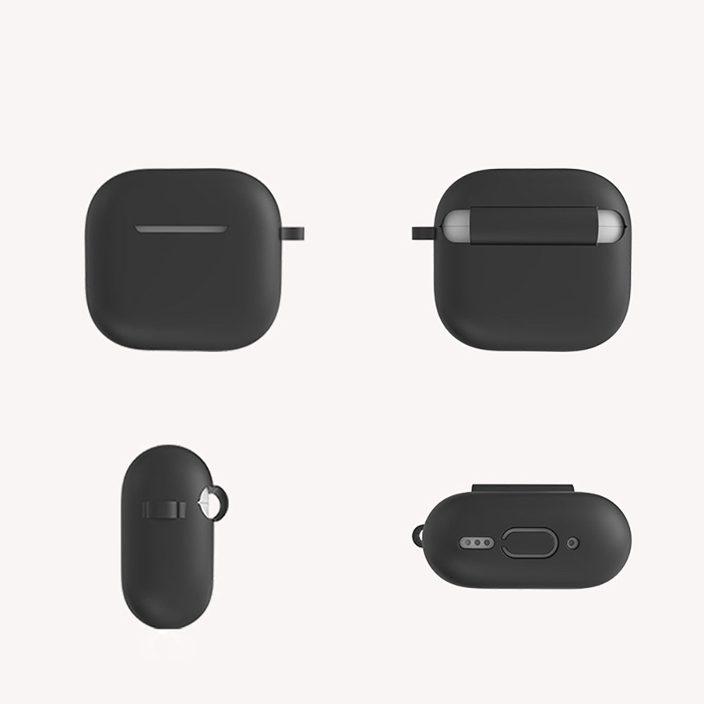 Apple Airpods 4 Zore Standart Silikon Kılıf Siyah