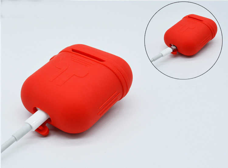 Apple Airpods Zore Askılı Silikon Lacivert