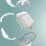 Apple Airpods Kılıf Şeffaf Sert Kristal Zore Airbag 14 Kılıf Renksiz