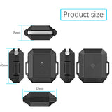 Apple Airpods Kılıf Zore Airbag 09 Silikon Siyah