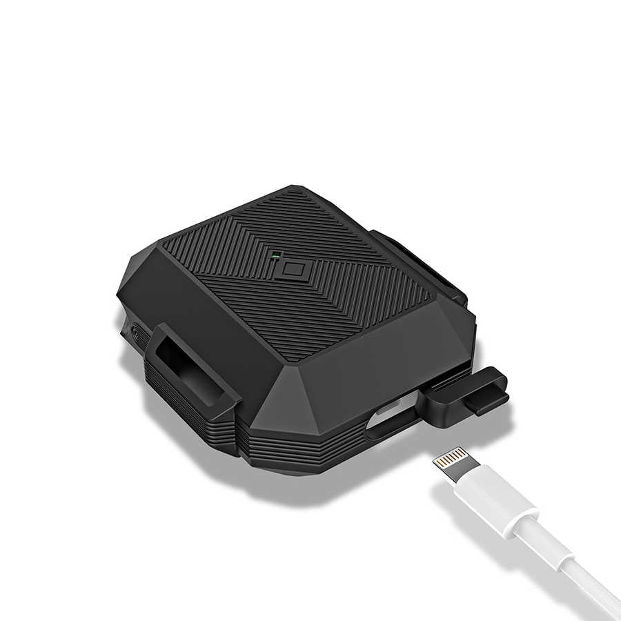 Apple Airpods Kılıf Zore Airbag 09 Silikon Kırmızı