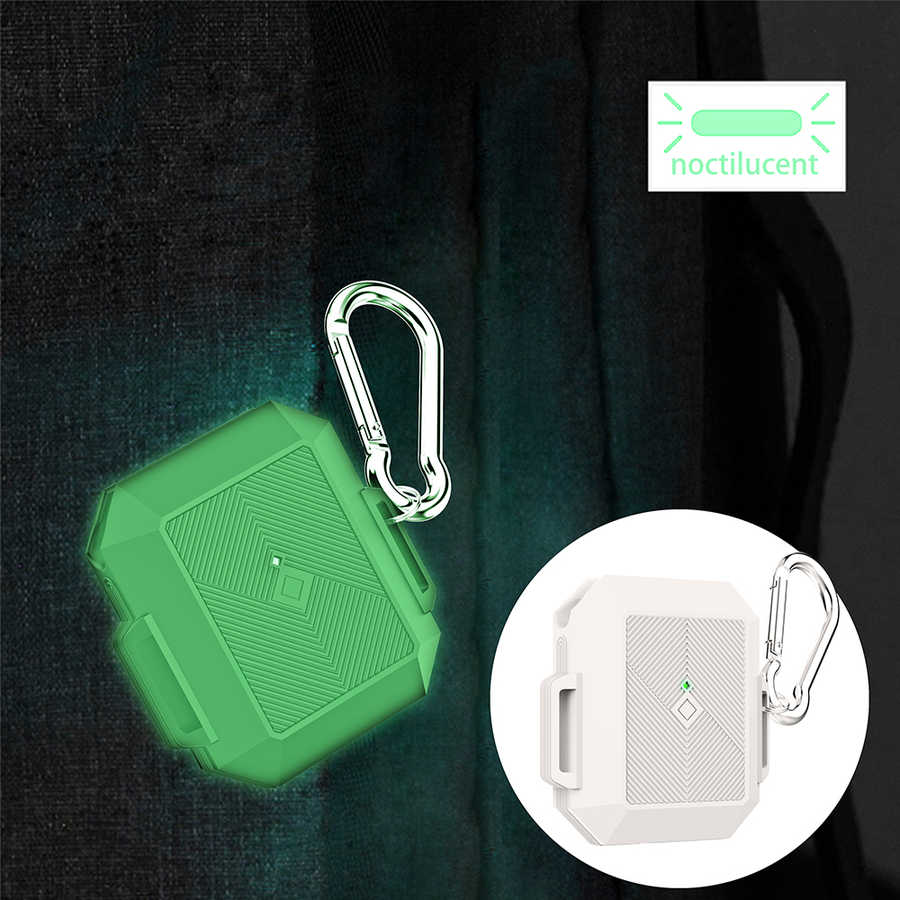 Apple Airpods Kılıf Zore Airbag 09 Silikon Renksiz