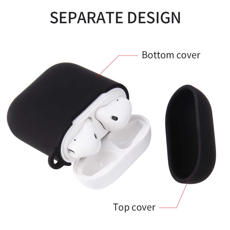 Apple Airpods Kılıf Zore Airbag 11 Silikon Turuncu