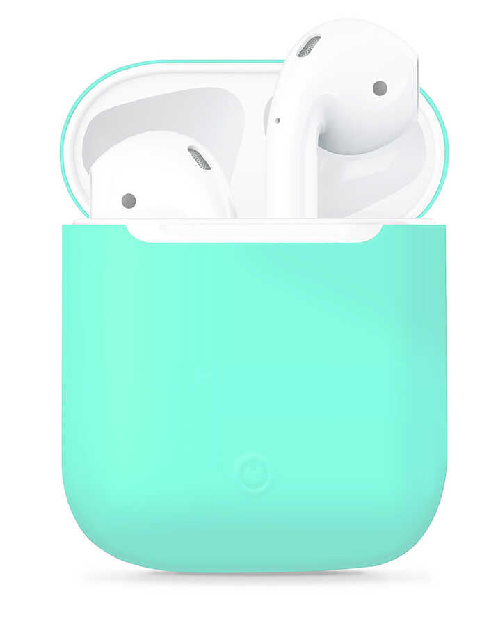 Apple Airpods Kılıf Zore Airbag 13 Silikon Siyah