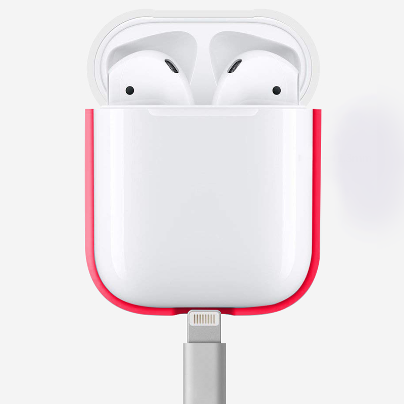 Apple Airpods Kılıf Zore Airbag 13 Silikon Mavi
