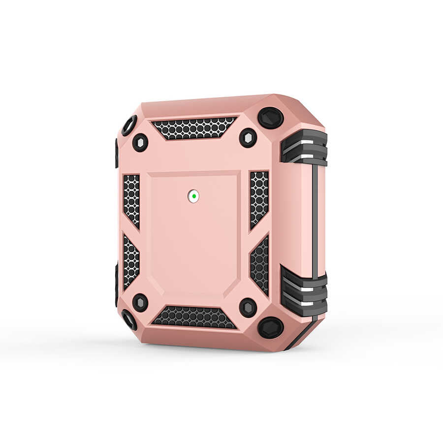 Apple Airpods Kılıf Zore Airbag 15 Kılıf Rose Gold