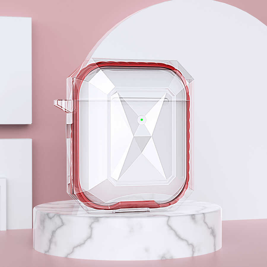 Apple Airpods Kılıf Zore Airpods Airbag 22 Kılıf Beyaz